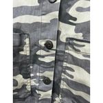 Sanctuary Jacket Womens Button Front Camo Shacket Military Olive Size S Photo 6
