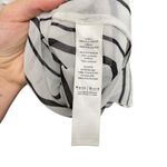 White House | Black Market  Striped Long Sleeve Sheer Blouse With Extended Tail Photo 9