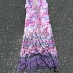 Elegant Purple and Pink Maxi Dress Small NWT Photo 3