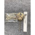 Elegant Silver Butterfly Tassel Hair stick Statement Updo Accessory new Photo 4