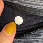 Lululemon Run Inspire Crop II (Mesh) Cyber Stripe Deep Coal Black Photo 4