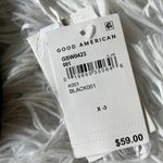 Good American  Women’s Sculpt Good Waist Bikini Bottom in black001 size 3(large) Photo 3