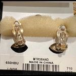 Trifari VINTAGE  Gold Toned Clip‎ On Earrings Photo 1