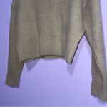 Truth by Republic Wool Blend Sweater Women Size S Oversized Coastal Boho Neutral Tan Photo 2