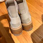 Sorel Joan Now Chelsea Suede Waterproof omega Taupe pullover chunky block rubber Photo 3