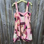 Banana Republic  Kenza Linen Mini Dress / Pink Geo 6 Photo 7