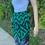 Anthropologie Green Purple Carnation Lily Lily Rose Deco Sequin Skirt Photo 2