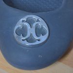 Crocs Gray and Silver Gianna Ballet Flats Medallion Disc - Size 7 Photo 1