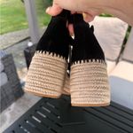 Toms Tom’s LAILA black suede platform wedges Photo 4