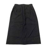 Talbots Vintage Deadstock 28” Pencil Skirt Dark Navy Size 6 NWT Career Linen USA Photo 0