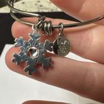 Love this life  Christmas Holiday Bracelet Bangle Rhinestone Snowflake Believe Photo 5