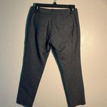 Banana Republic  Sloan Black Straight Capri Leg Pants SZ 0 Petite Trousers Formal Photo 8