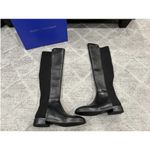 Stuart Weitzman  Keelan City Black Leather Over-The-Knee Boots Size 6.5 Photo 1