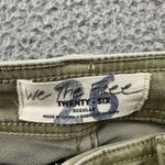 Free People We The Free Brook Flare Jeans Green Boho Retro Women's 26 x 32 Photo 4