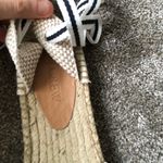 J.Crew NWOB D’Orsay Lace Up Espadrilles in Navy and White Stripe Size 7 US Shoe Photo 8