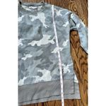 Hippie Rose  Womens Size XS Green Camo Pullover‎ Crewneck Split Side Sweatshirt Photo 6