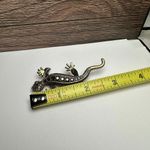 Lia Sophia Rhinestone Lizard Reptile Brooch Pin Gold Tone Photo 1