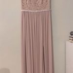 David's Bridal David’s Bridal Bridesmaid Gown Homecoming Prom Dress Size 10 Pink Formal Photo 1