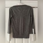 Club Monaco ‎ Gray and White Knit Top Size XS EUC Photo 1
