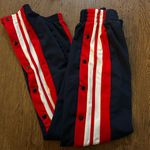 SheIn  Blue and Red Joggers with Athletic Stripes Photo 0