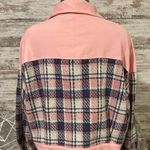 Boutique Plaid  Button-Up Shacket  Photo 3
