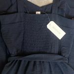 Monteau NWT  Black Cami Jumpsuit Women’s Medium Wide Leg Belted Minimalist Modern Photo 7