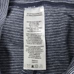 Calvin Klein Calvin Klein Performance Navy Stripe Fold Over Leggings S Photo 3