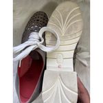 Pas De Rouge Women's Gray Leather Perforated Lace Up Oxford Shoes Size 40 Photo 7