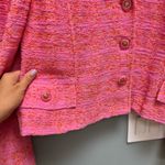St. John Couture Pink Blazer with Flower Brooch 10 / M Photo 4