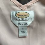 Talbots Vintage Dark Coquette Sheer Silk Chiffon Pleated Art Deco Midi Dress 8 Photo 3