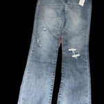 Studio Blue NWT - - Nikki High Rise slim Destructed cigarette Jean - 6 Photo 0