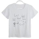 ASOS Love Your Boobies Breast White Graphic T-Shirt 2XL Photo 1