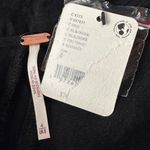 Free People SZ 4 Calla Trouser Shorts Linen Blend Pockets Zip-Fly Black Wash New Photo 5