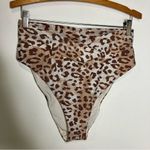 Aerie real‎ good bikini animal print women’s size XL high waisted cheeky scoop Photo 2