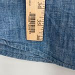 Lands' End Womens Cotton Denim Chambray Shirt Dress Button Down Pockets Size 8 Photo 8