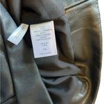 New York And Company  black faux leather midi skirt size 14 Photo 5