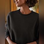 Frank & Eileen  Anna Long Sleeve Capelet Black Pullover Triple Fleece Size Medium Photo 7