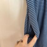 A New Day blue striped extended shoulder alone dress medium Photo 5