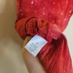 Westport 1962  Size Small S Red Sequin Tie Dye Blouse Sleeveless Boho Top Blouse Photo 7