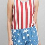 Junk Food romper flag print sleeveless women Size Medium Photo 0