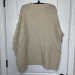 Aerie  Cable‎ Knit Sweater Women's Size Medium Oversized Nylon Acrylic Wool Blend Photo 2