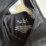 Isabel Maternity Black Tank Bodysuit Athleisure Activewear Size L Photo 1