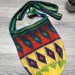 handmade knit crochet hippie boho crossbody bag Multiple Photo 0