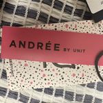 Andree by Unit  Destin to be blue & white striped smocked faux button romper Photo 7