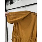ZARA  Cotton Oversized Drawstring Trench Coat‎ Women XS Camel Brown Granolagirl Photo 12