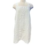 Madewell Embroidered Tank Mini Dress in Linen Size 14 NWT Photo 7