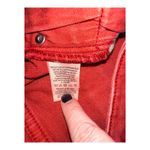 Free People  Red/Orange Cropped Flare Jeans, Womens Size 25 Photo 7