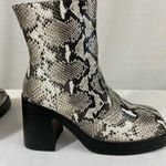 ROC Australia Invito Snakeskin Boots Women's Size 40 Black Photo 9