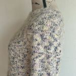 Lou & grey Fuzzy Metallic Gold Flecked Balloon Sleeve Sweater Size XS NWT Photo 9