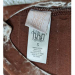 Hot As Hell HAH Phat City Crushed Velvet Bell Sleeve Mini Dress Tunic Pink Small Photo 4